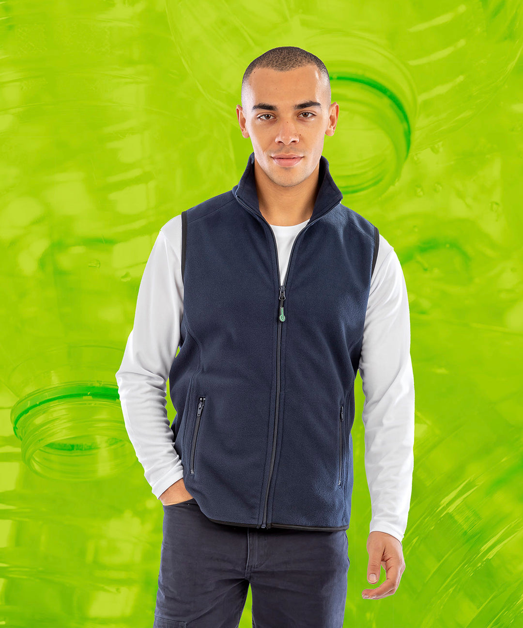 Recycled fleece Polarthermic bodywarmer