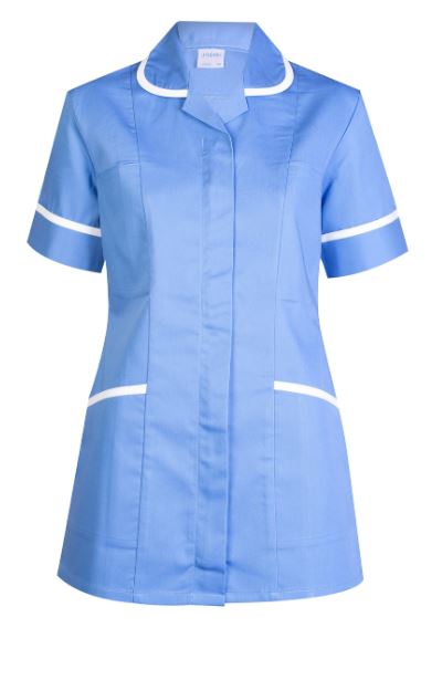 Ladies Heavyweight Tunic Hospital Blue