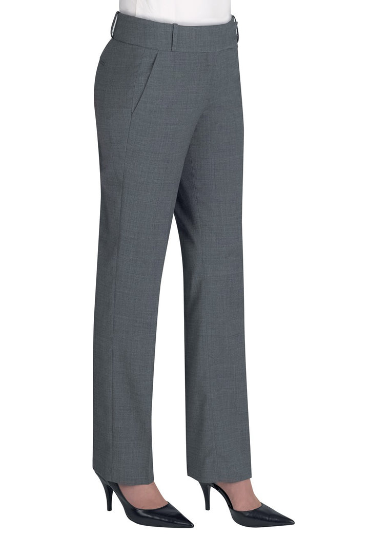 Genoa Tailored Leg Trouser (Light Grey)