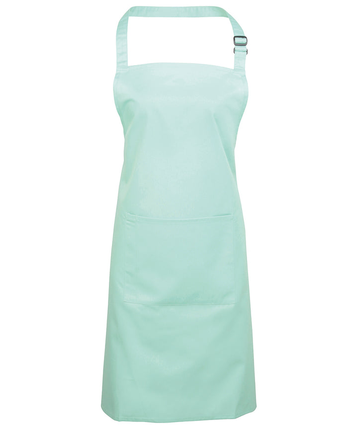 a light green apron on a white background
