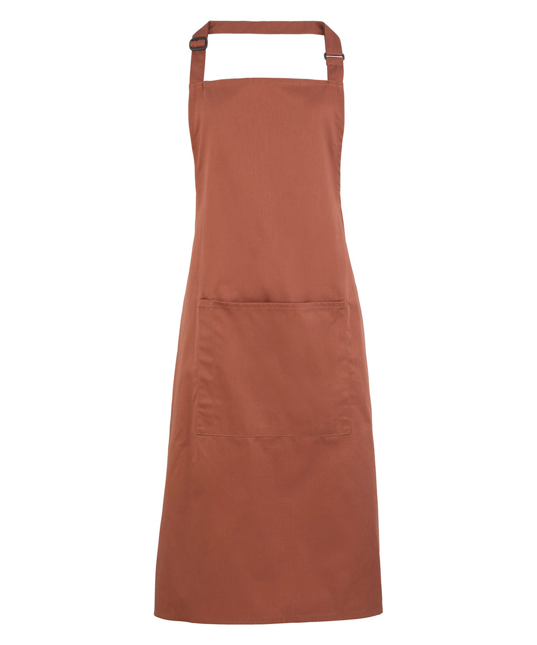 a brown apron on a white background
