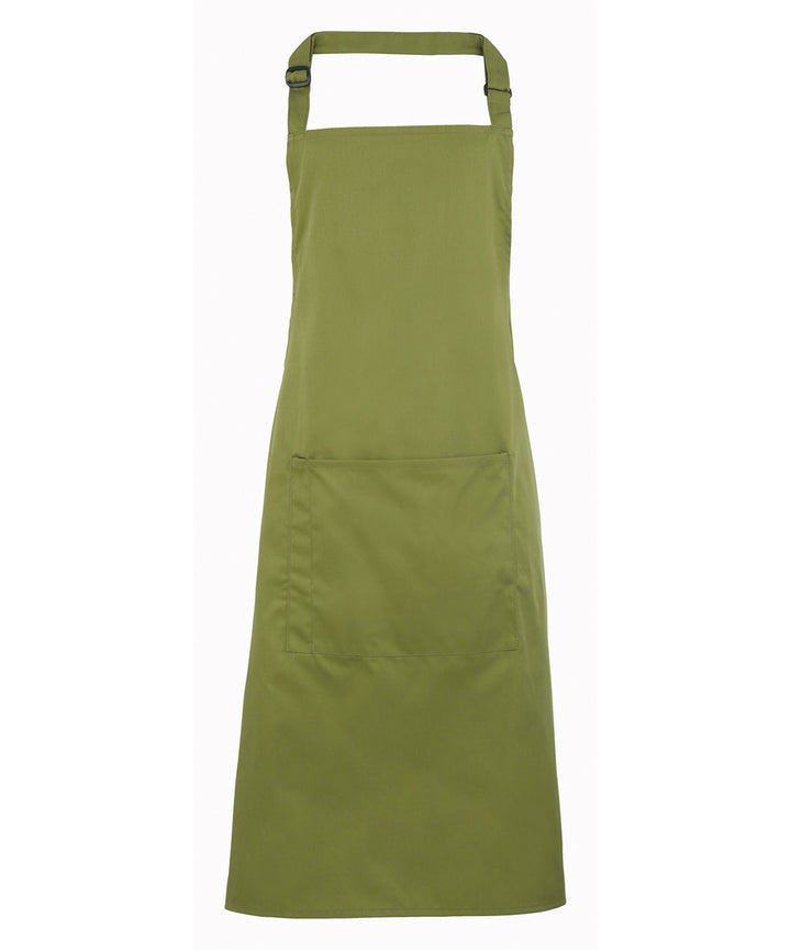 a green apron on a white background