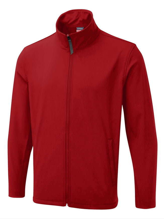 UX Printable Soft Shell Jacket Red